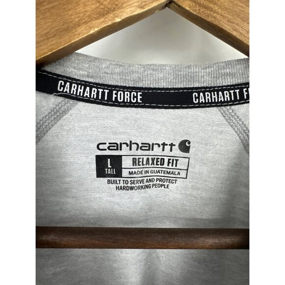 Carhartt Lot of 2 Force Relaxed Fit Pocket T-Shirts Size L Tall - Picture 3 of 13